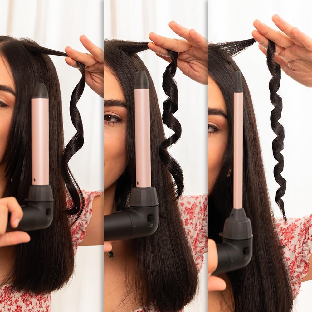 Cecotec SurfCare MultiWaves – مملس شعر متعدد الرؤوس (5 رؤوس قابلة للتبديل) بطلاء سيراميك