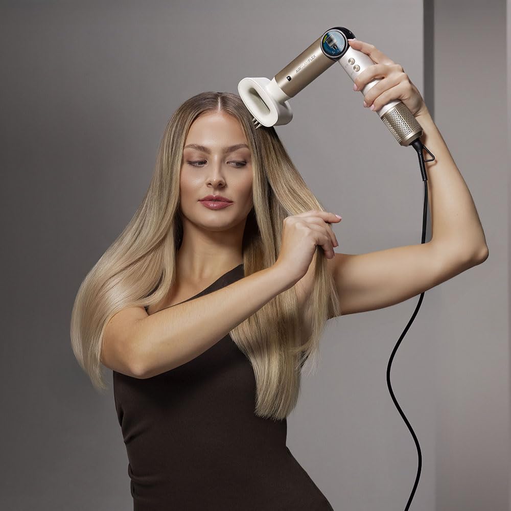 Cecotec AirGlisse 14in1 Flex | Hair Styler & Dryer | 1400W | Champagne