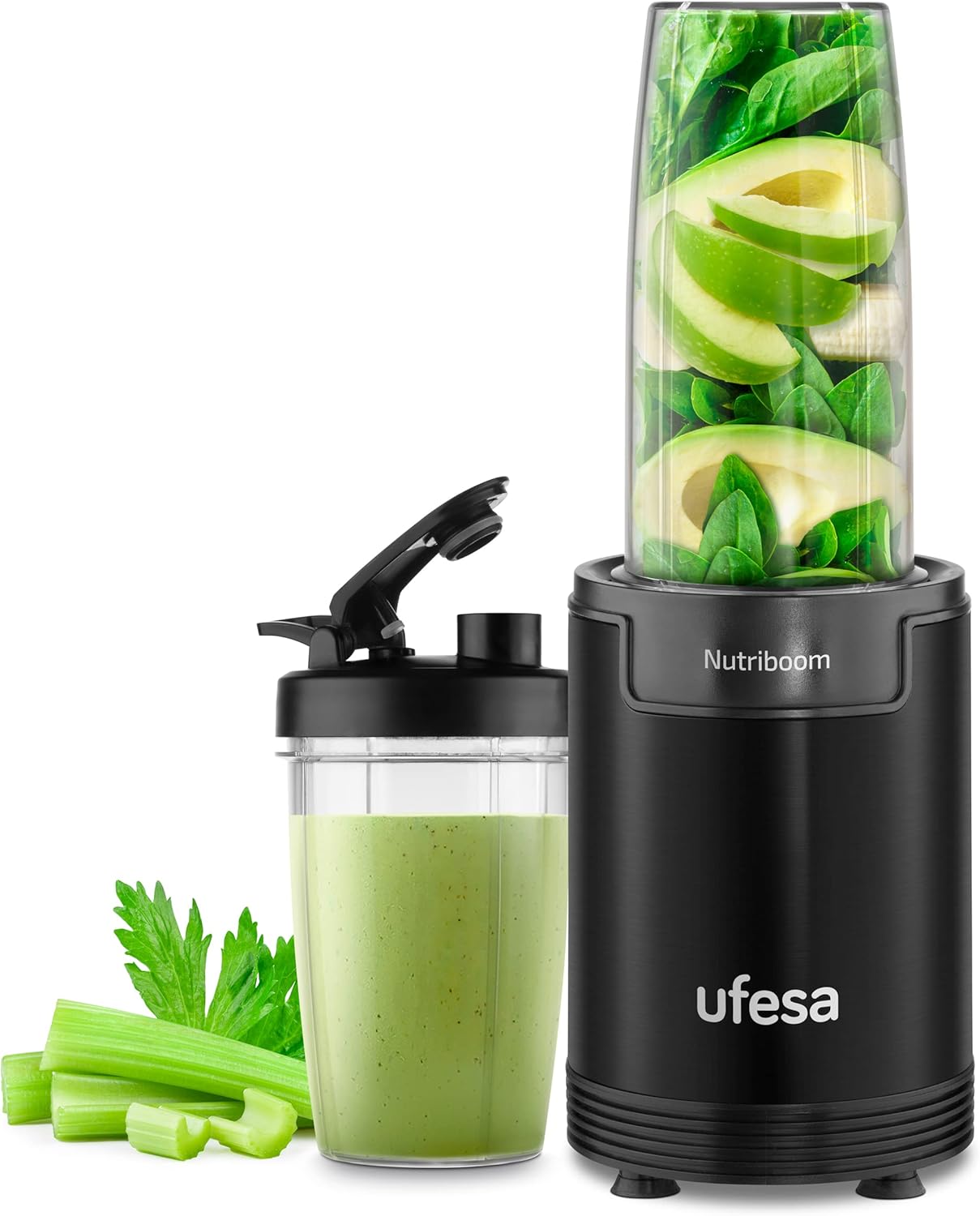 Ufesa BS2500 Nutriboom Individual Tabletop Blender, Multi-Function Nutrient Extractor, 900 W