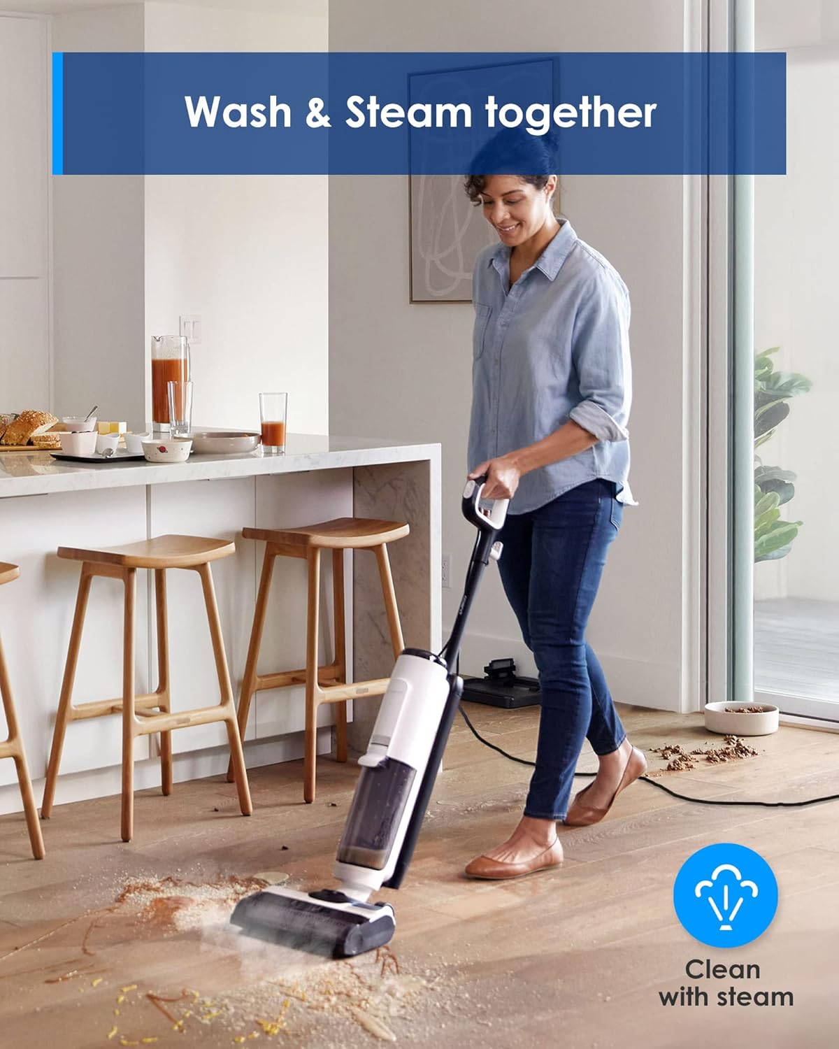 Floor One S5 Steam Wet and Dry Corded Vacuum Cleaner