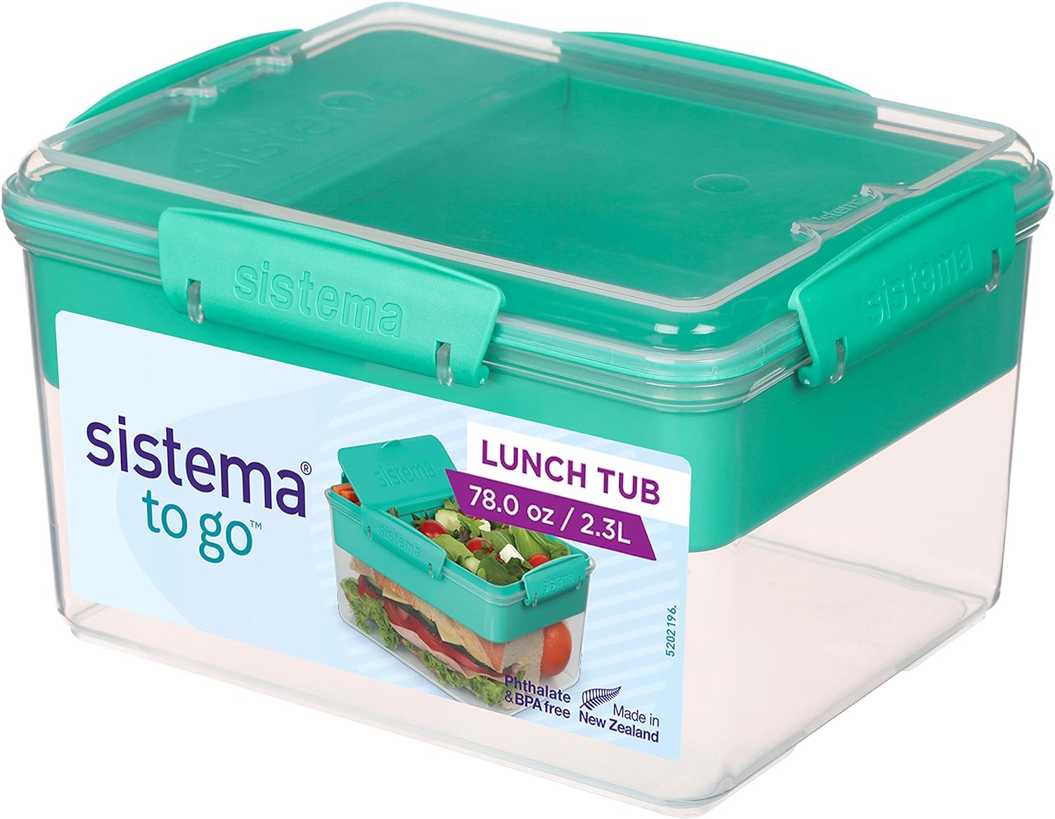 Sistema 2.3L Lunch Tub To Go