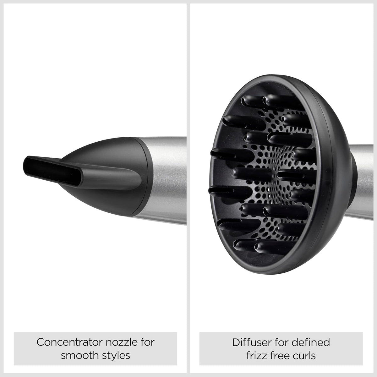 BaByliss Cosmos Lightweight Hair Dryer with Diffuser, 2000W Powerful