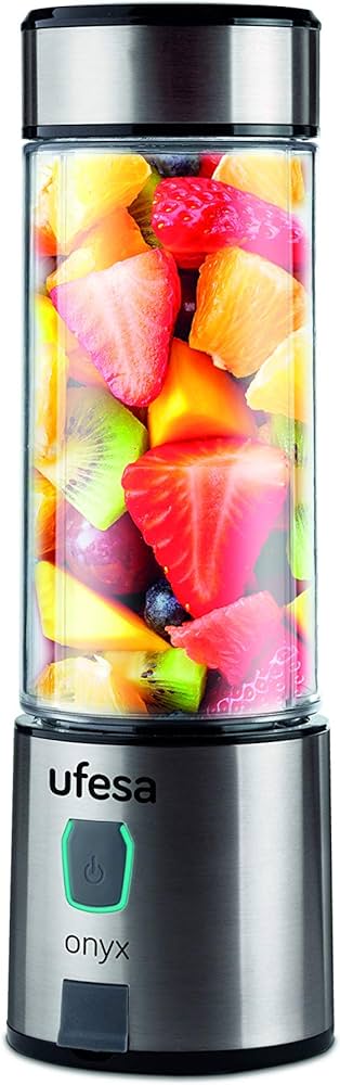 Ufesa Bs2400 Onyx Wireless Portable Mixer For Smoothie 400 Ml