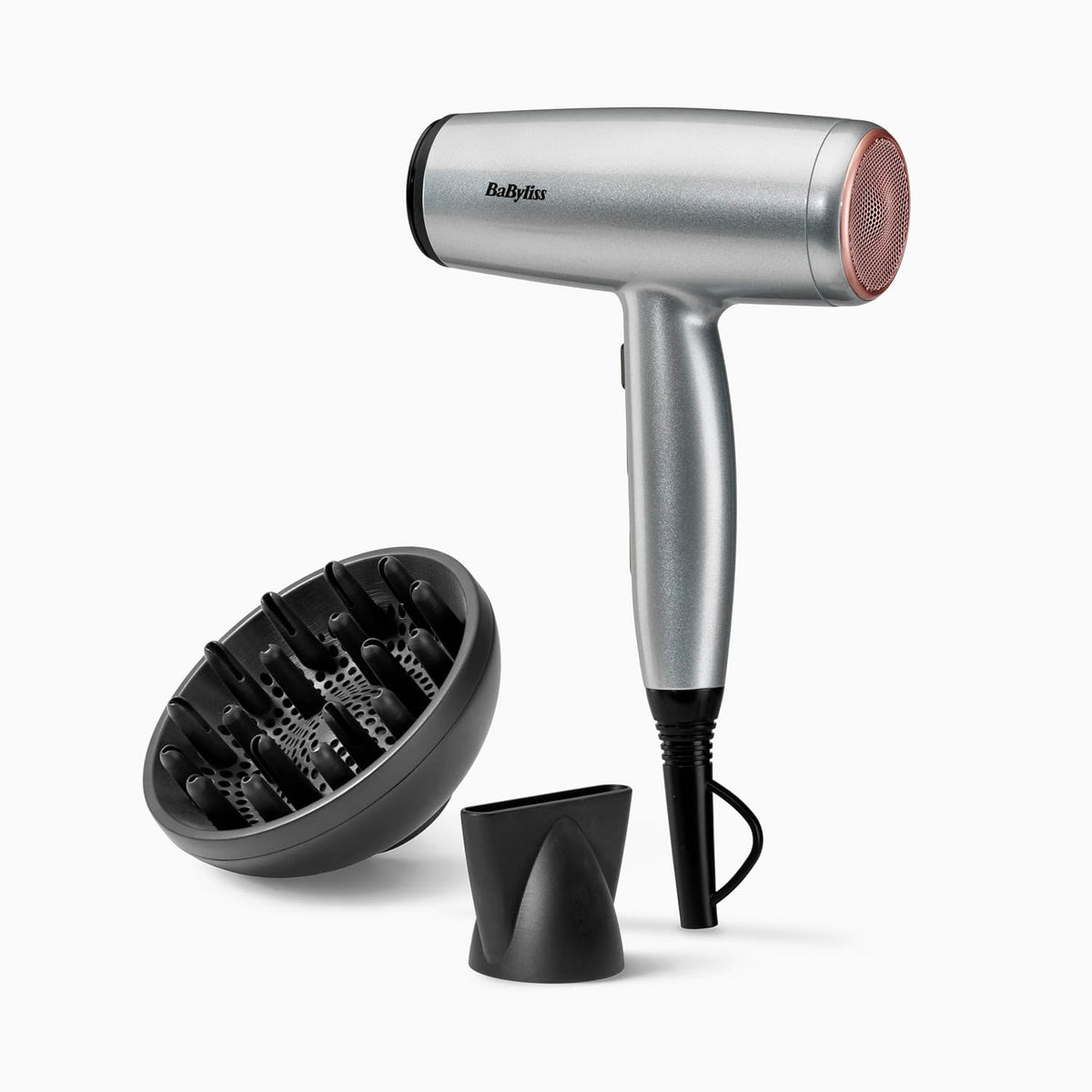 BaByliss Cosmos Lightweight Hair Dryer with Diffuser, 2000W Powerful