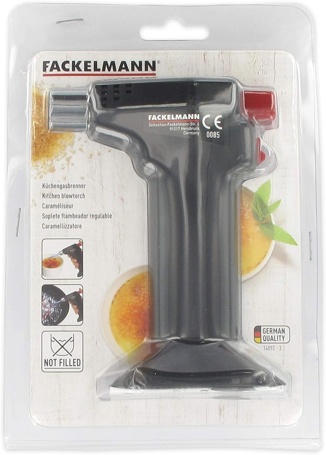 Fackelmann Kitchen Blowtorch, Abs
