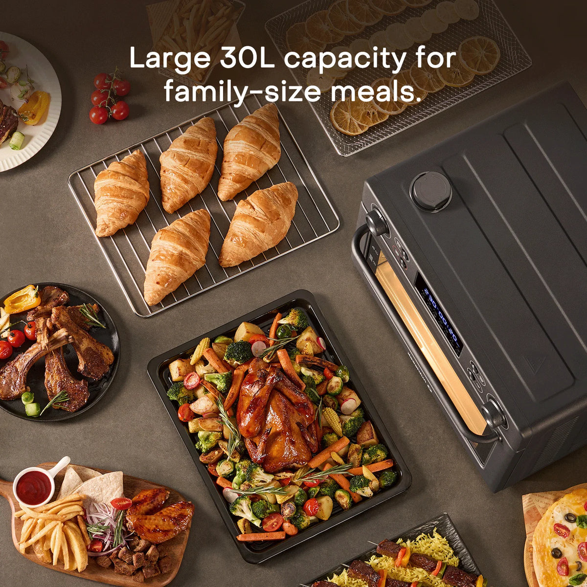 Nutricook Baker'S Oven- 30L Air Fryer + Toaster Oven Nc-Afto330k