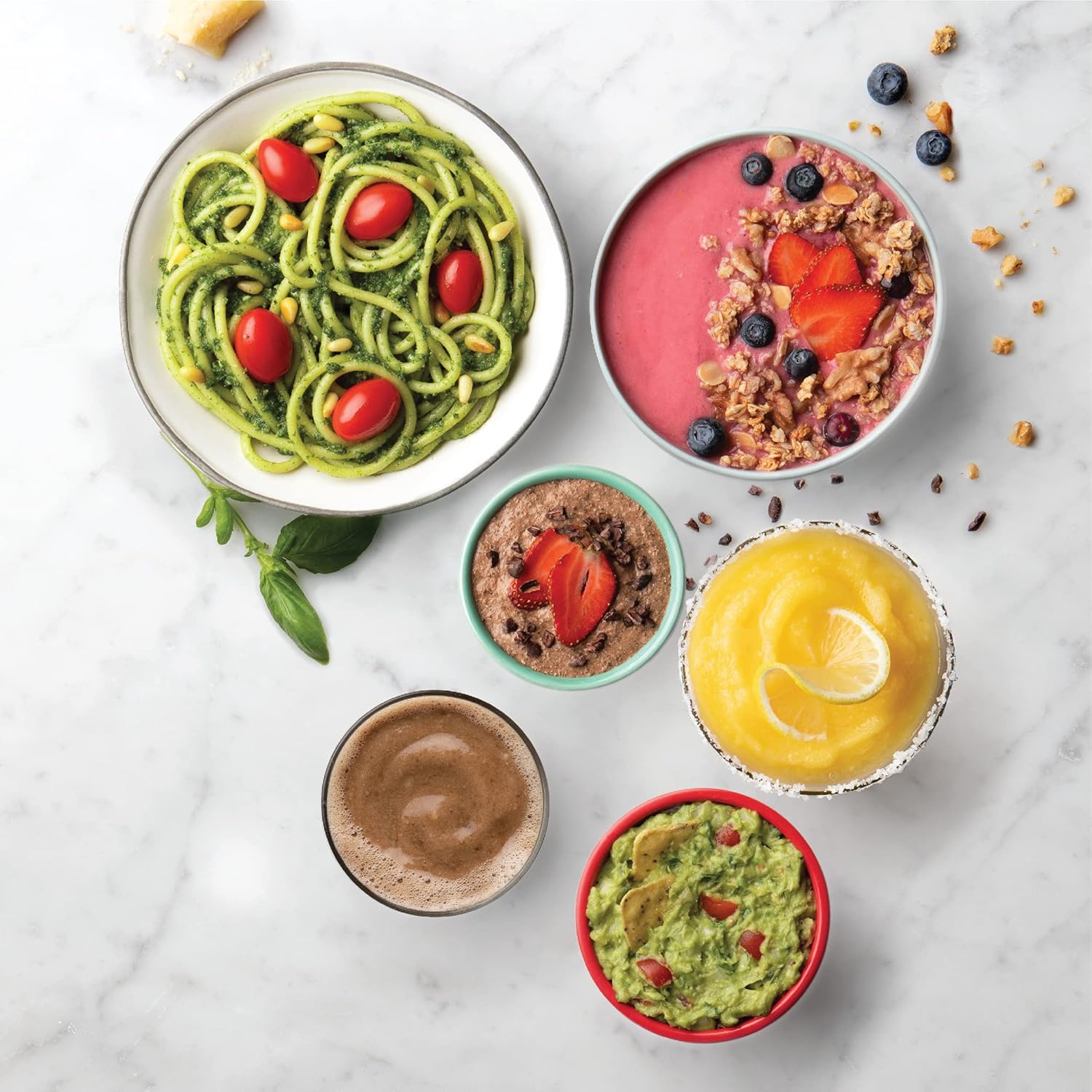 Nutribullet Magic Bullet 400W 9-Piece Set High-Speed Blender & Food Processor System- Silver