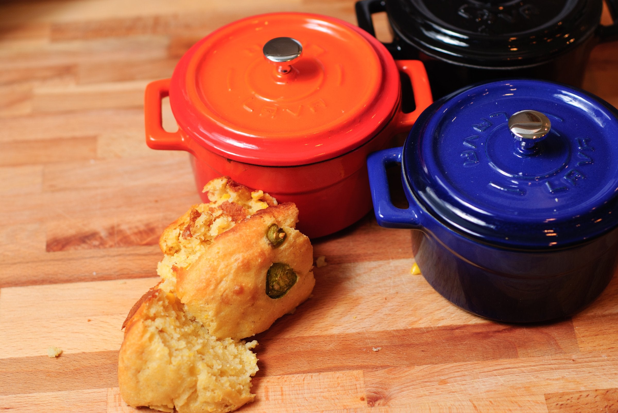 LAVA Round Casserole, Dia. 14 cm (Blue)