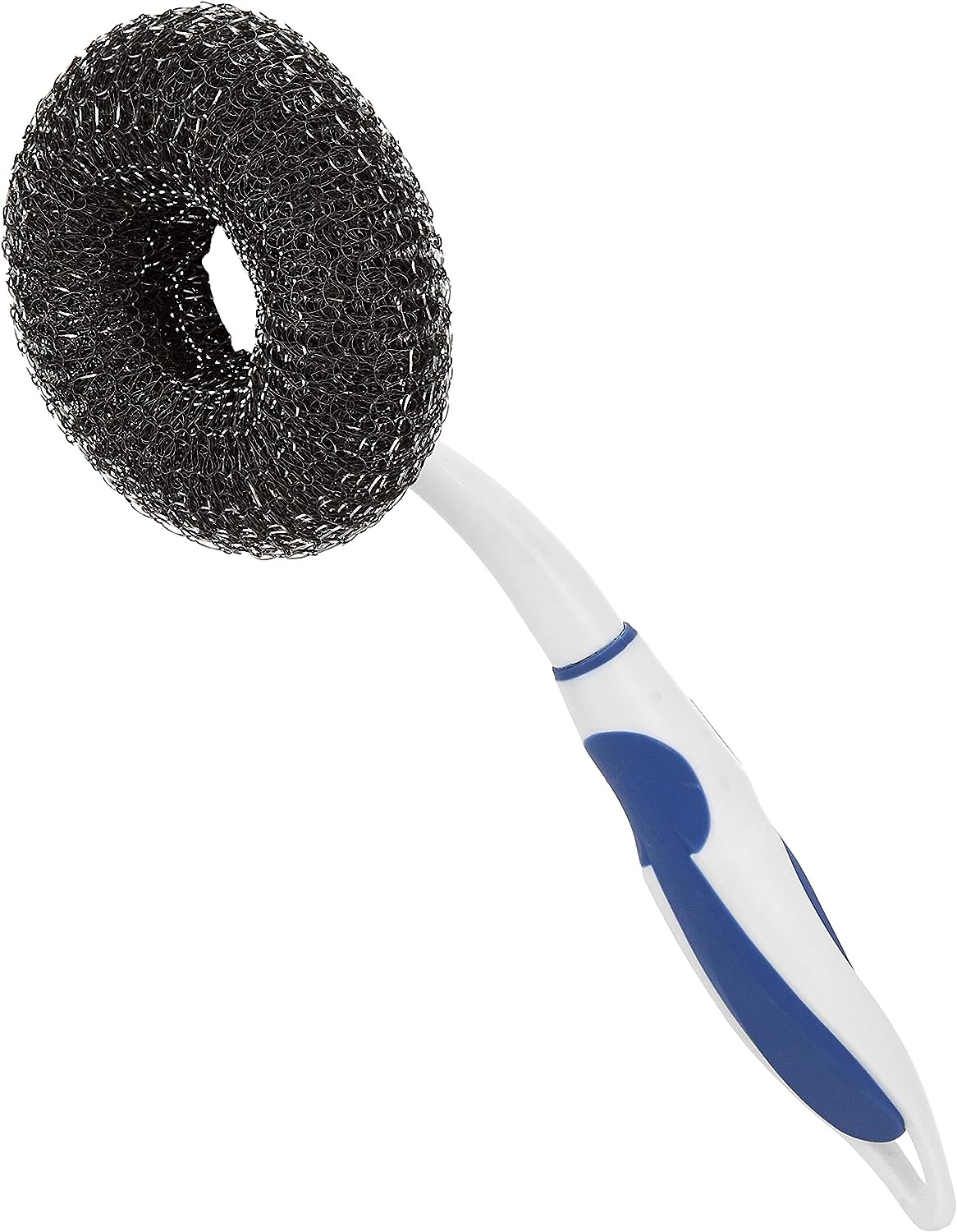 Fackelmann Scouring Brush, S.S & PP, 260X100X40 mm, White/Blue