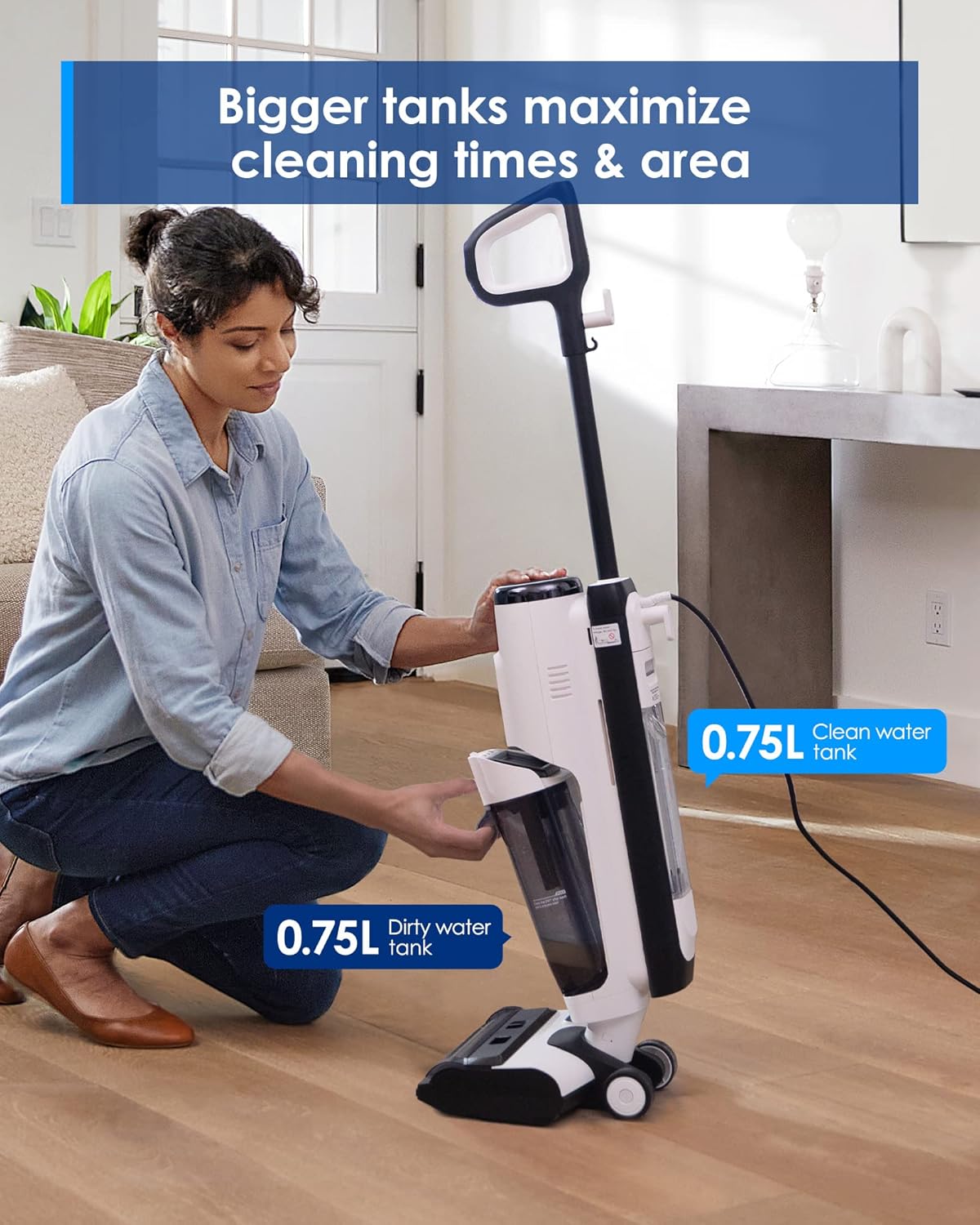 Floor One S5 Steam Wet and Dry Corded Vacuum Cleaner