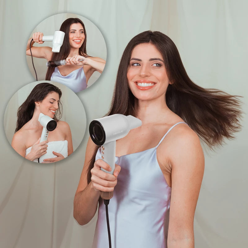 Cecotec IoniCare RockStar Nano IonTech Champagne – Professional Hair Dryer 1600W