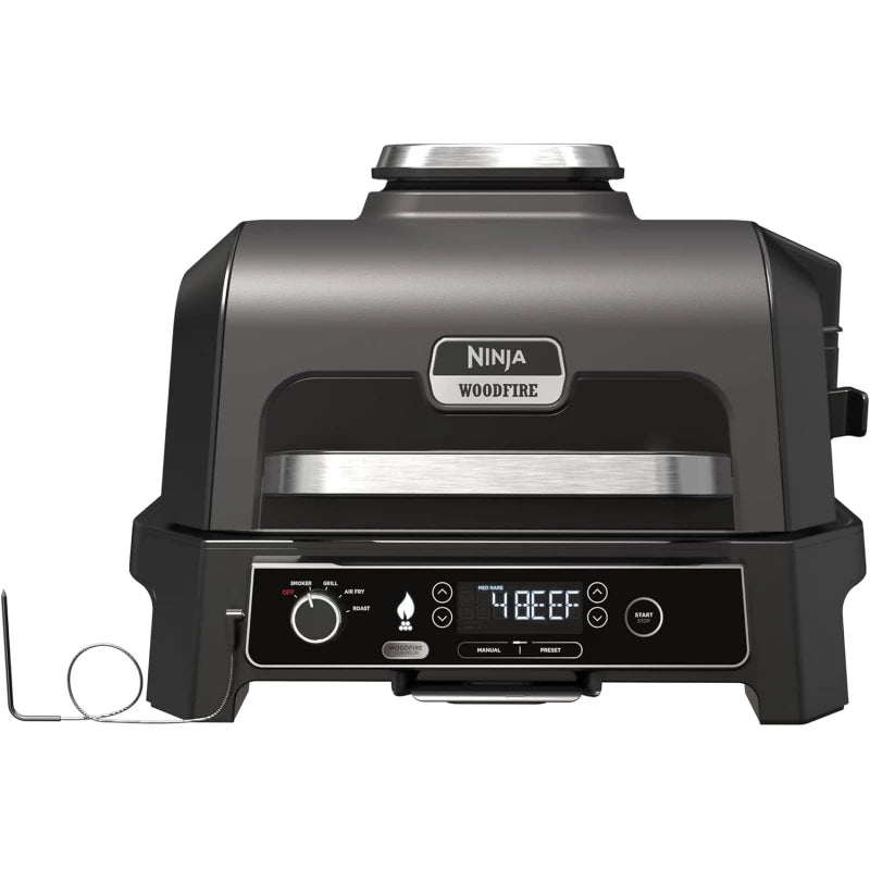Ninja Woodfire Pro Xl Electric Bbq Grill &Amp Smoker 