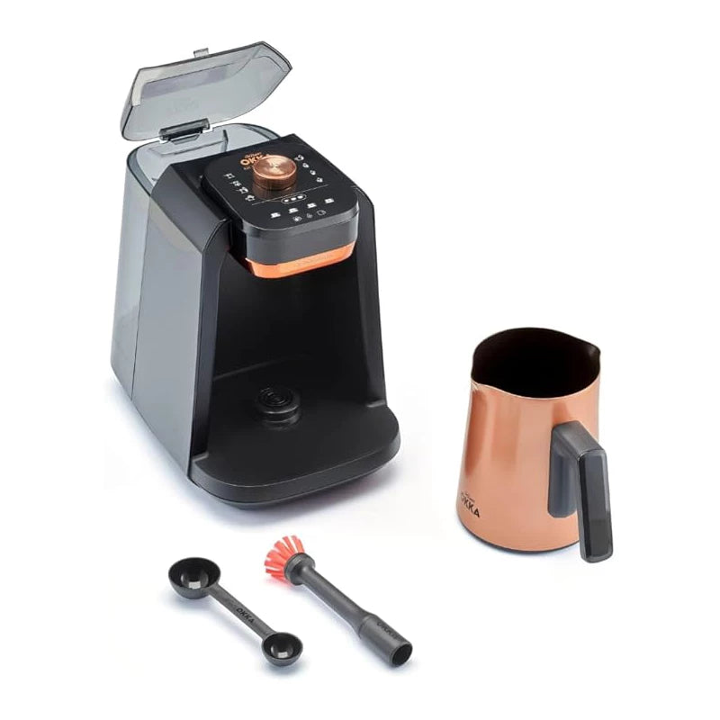 Arzum Okka Rich Pro Plus, Automatic Turkish Coffee Maker With Water Tank Copper