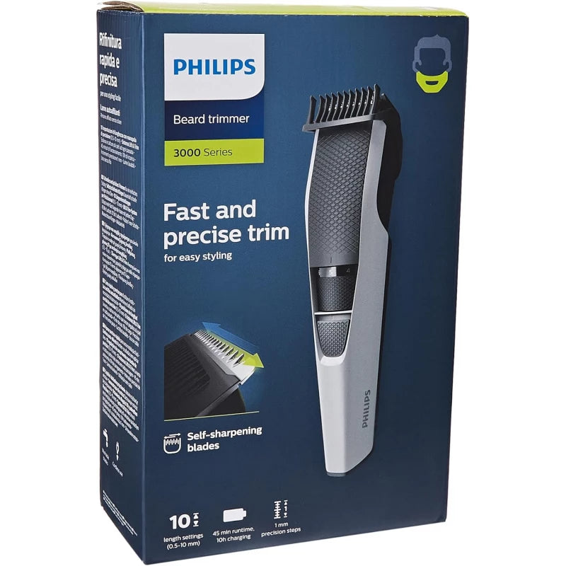 Philips Beard trimmer 3000 Series, Beard Trimmer with Lift & Trim Technology