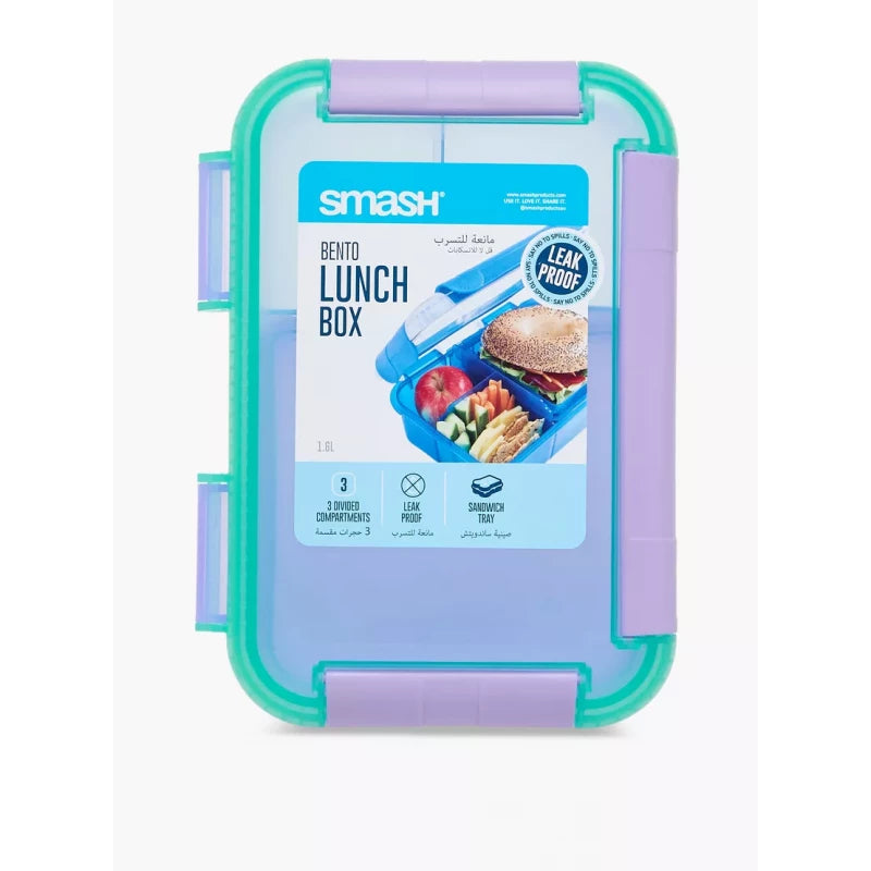 SMASH Bento Lunch Box 1.6 Ltr PT