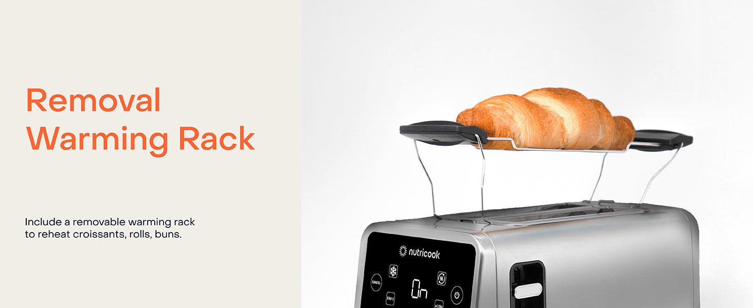 محمصة خبز رقمية NUTRICOOK NC-TS201 ذات شقين