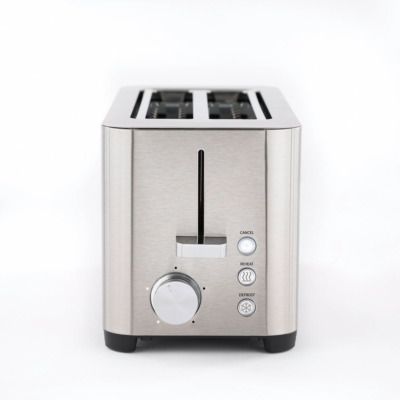 Caso Classico Toaster, 4 Slots, High Quality Stainless Steel, With Additional Rewarming, Defrosting and stop functions, Optimal Toasting Setting with 5 levels. Caso Design Product