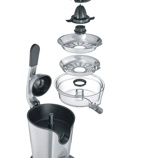 Severin Lemon Squeezer 160 W Stainless Steel, Black