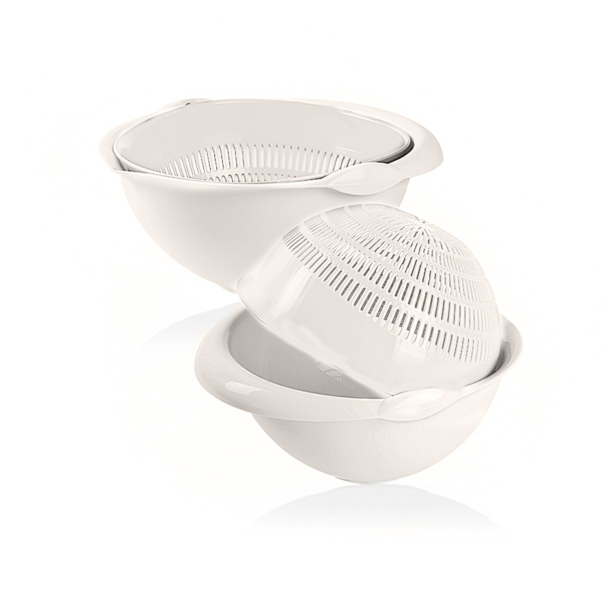 Ucsan Rotatable Strainer With Bowl, 1.8 L, 24.3x22.2x10.2 cm