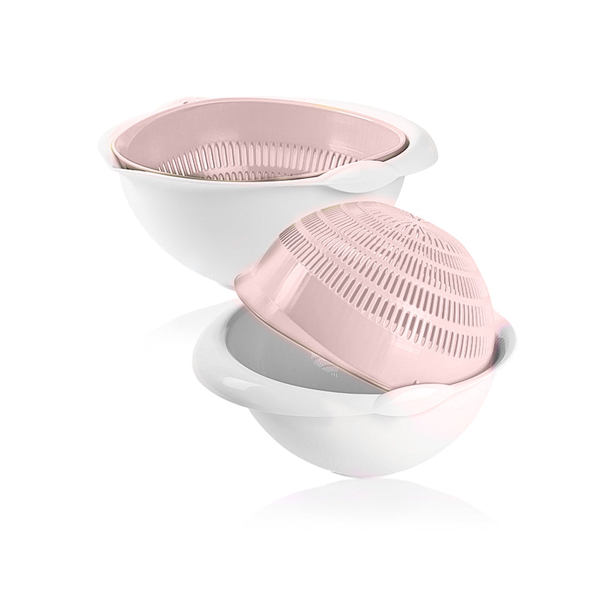 Ucsan Rotatable Strainer With Bowl, 1.8 L, 24.3x22.2x10.2 cm