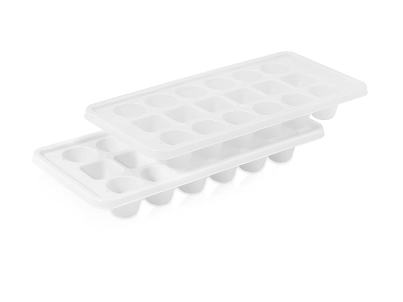 Ucsan Elegant Round Ice Cube Tray, 27x12.5x3.5 cm (Set of 2)