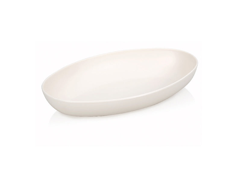 Ucsan Frosted Medium Oval Service Plate, 24x15 cm