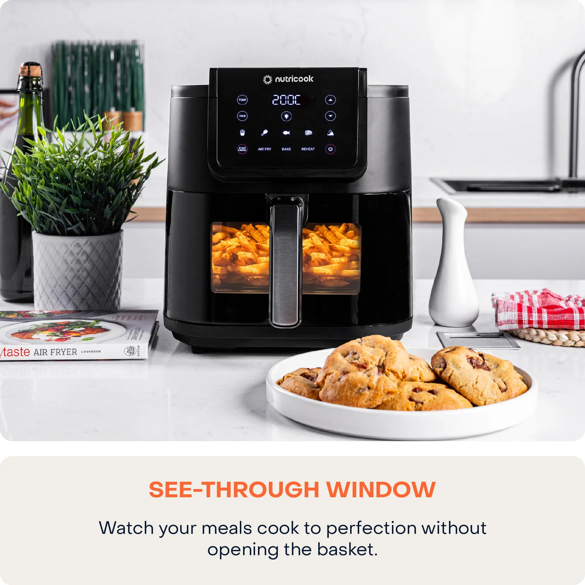 Nutricook Air Fryer Slim Xl 7.6L