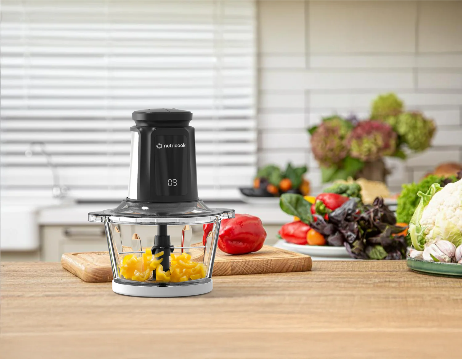 Nutricook Glass & SS Chopper Mincer CH6000ME | 500W | Dual 3L Bowls