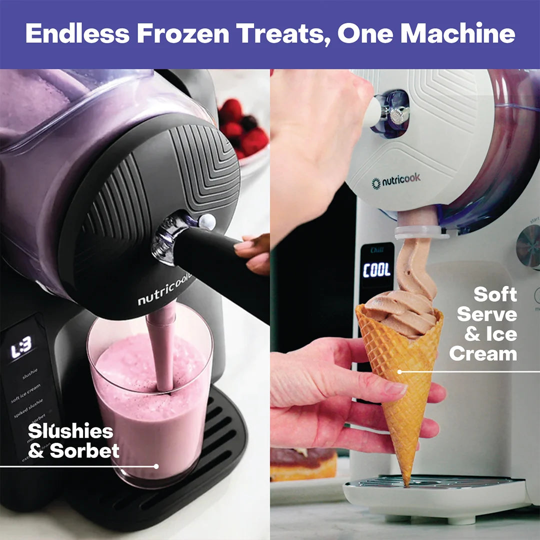 Nutricook Frost Ice Cream Maker, Slushie, Sorbet & Milkshake