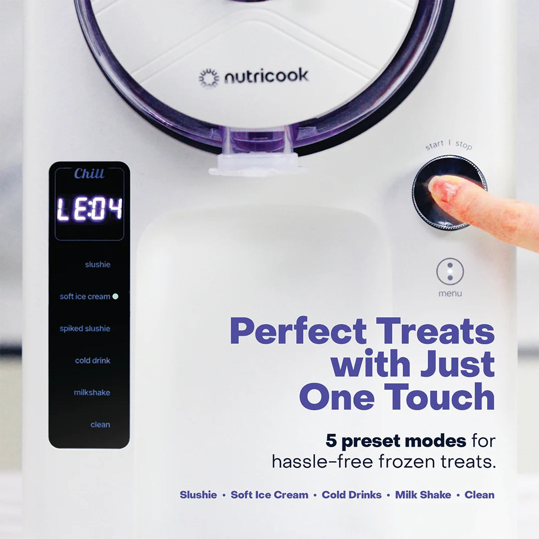 Nutricook Frost Ice Cream Maker, Slushie, Sorbet & Milkshake