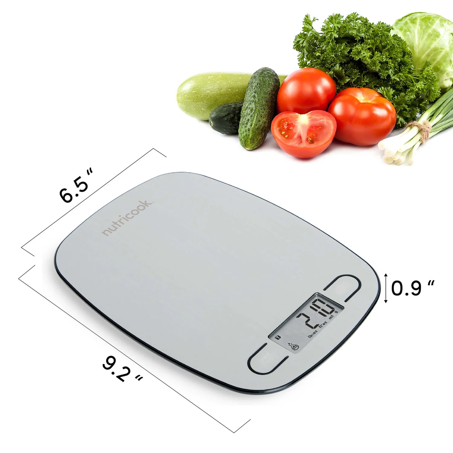 Nutricook Kitchen Scale 2 KS205S-ME | 5kg Digital Scale | Stainless Steel