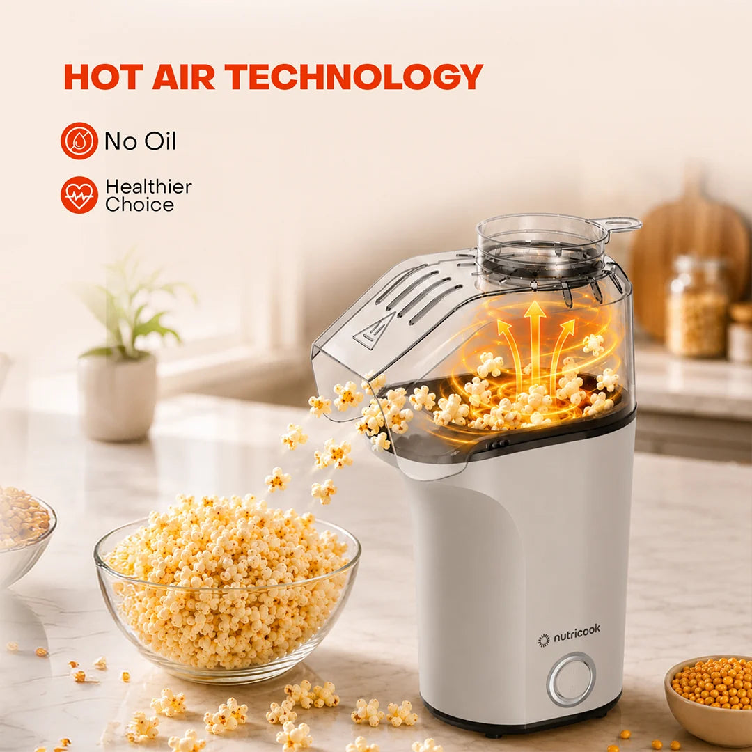 Nutricook Popcorn Maker Essentials NC-PM150R | 1200W | Red