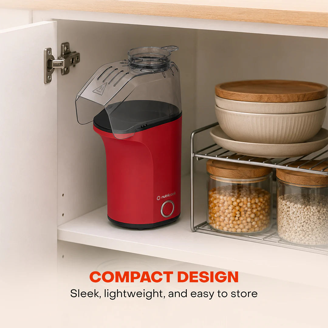 Nutricook Popcorn Maker Essentials NC-PM150R | 1200W | Red