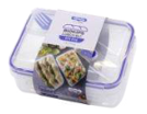 Komax Lunch Box With Fork And Separator, 1.1 L
                Komax Lunch Box With Fork And Separator, 1.1 L