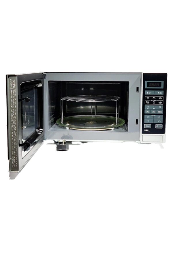 Sharp Microwave 25l 900w Grill1000w, 6 Auto Cooking Menu'S, 5 Power Levels Silver
