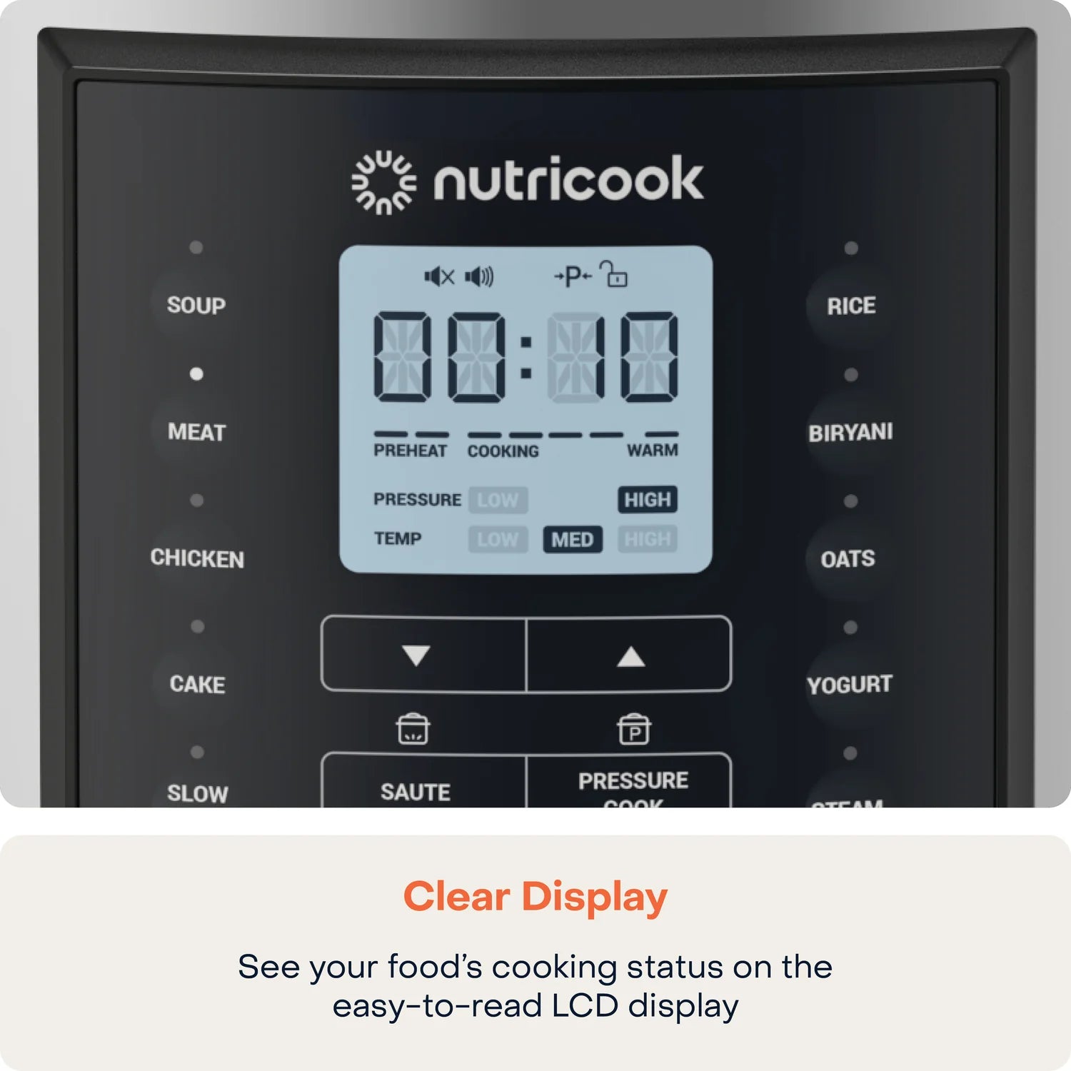 Nutricook Smart Pot 2 Plus 9.5L | 9-in-1 Electric Pressure Cooker | 1500W