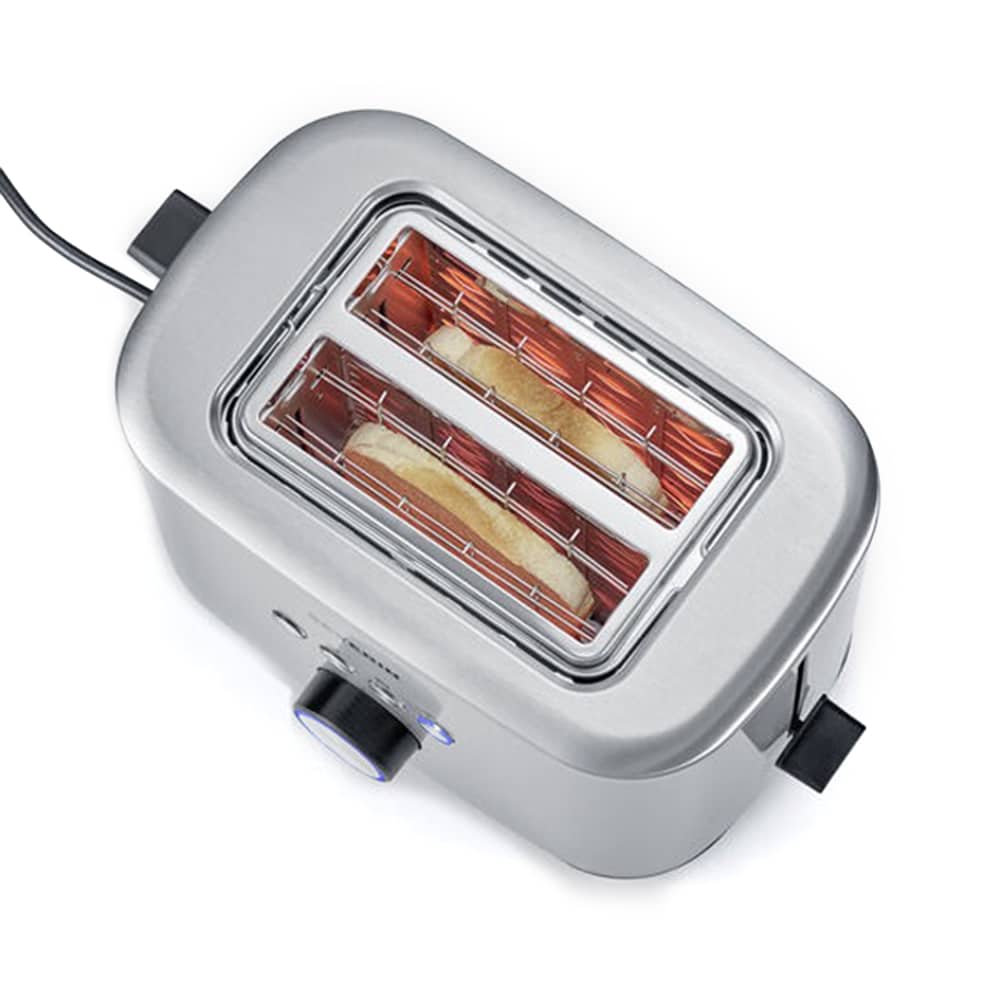 Severin Inox Toaster With Bagel Function 2 Slices,800w