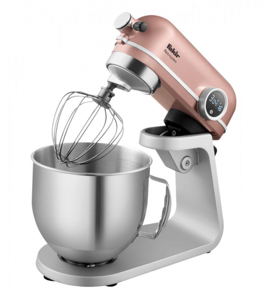 Fakir Retroplex Stand Mixer 800 W Rosie,5.2L,Stainless steel
                Fakir Retroplex Stand Mixer 800 W Rosie,5.2L,Stainless steel