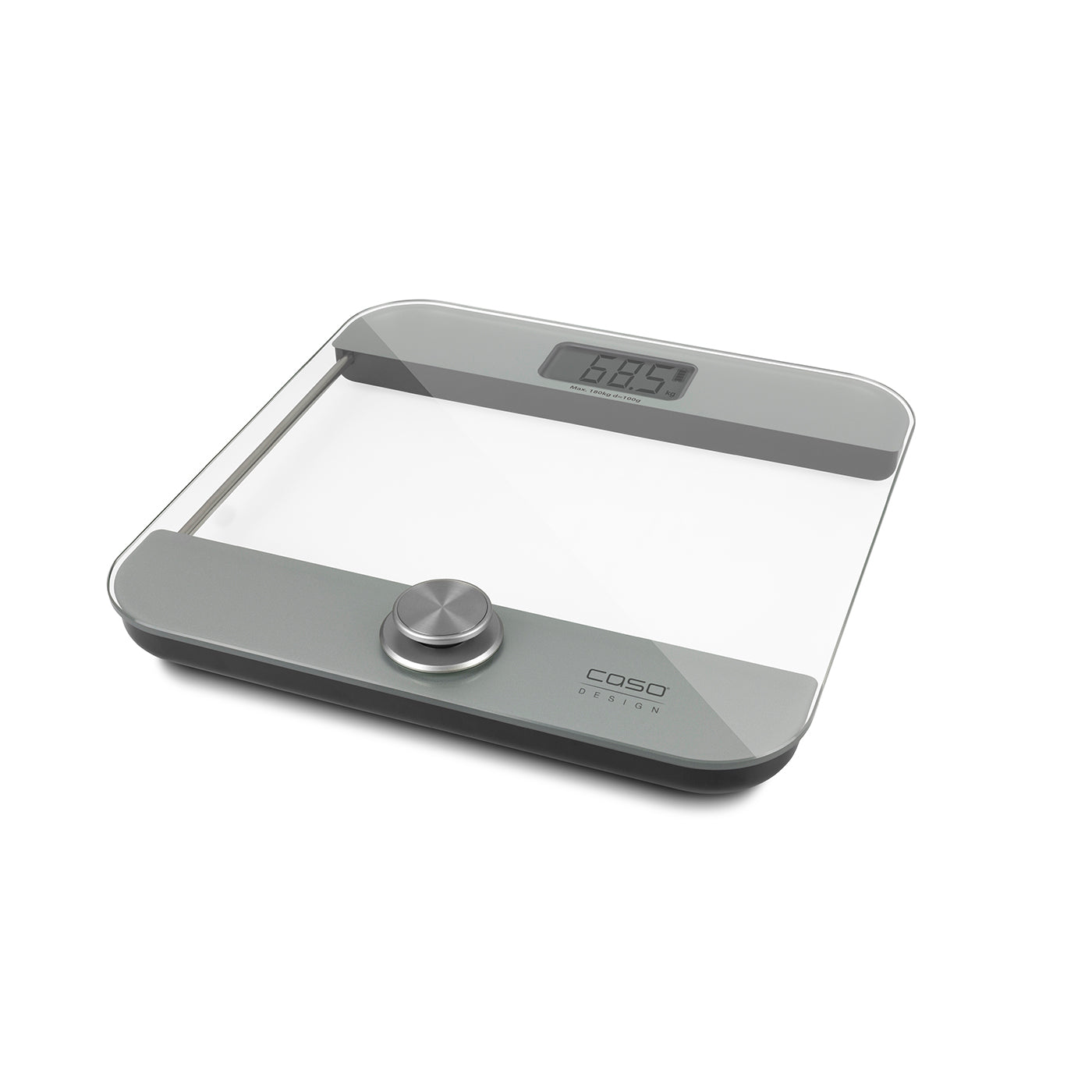 Caso Body Energy Ecostyle Personal Scale, Up to 180 kg in 100 g increments Battery Free, High Quality Glass Surface. Caso Design Product