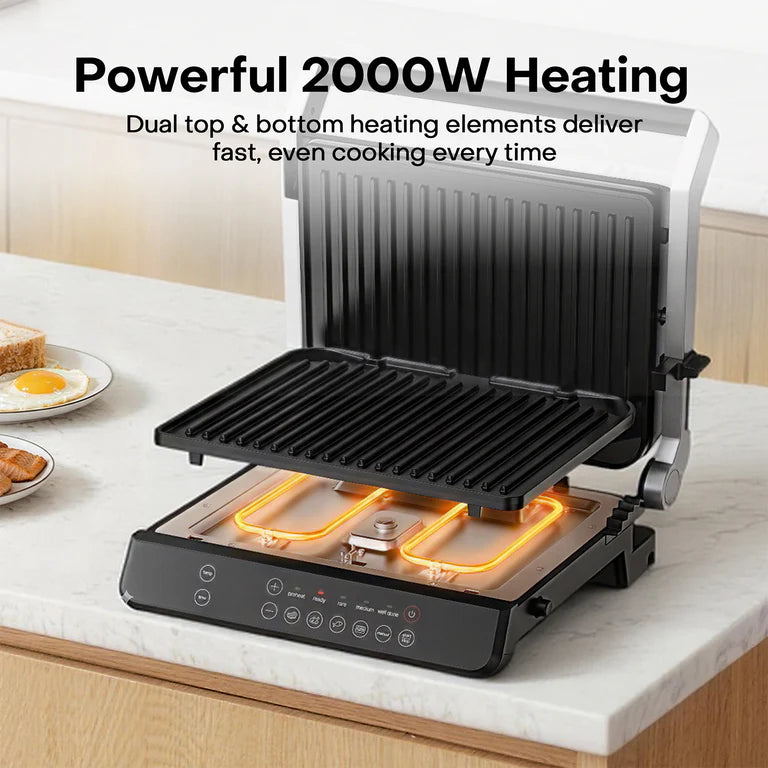 Nutricook Contact Grill NC-CG240 | 2000W | 5 Smart Cooking Modes