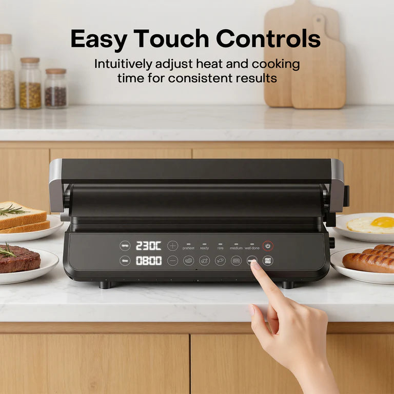 Nutricook Contact Grill NC-CG240 | 2000W | 5 Smart Cooking Modes