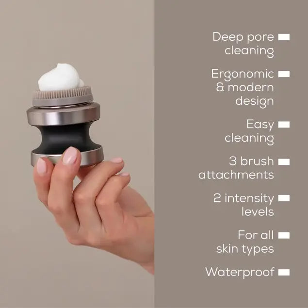 Beurer Facial Cleansing Brush-Waterproof Dual Rotating Brush