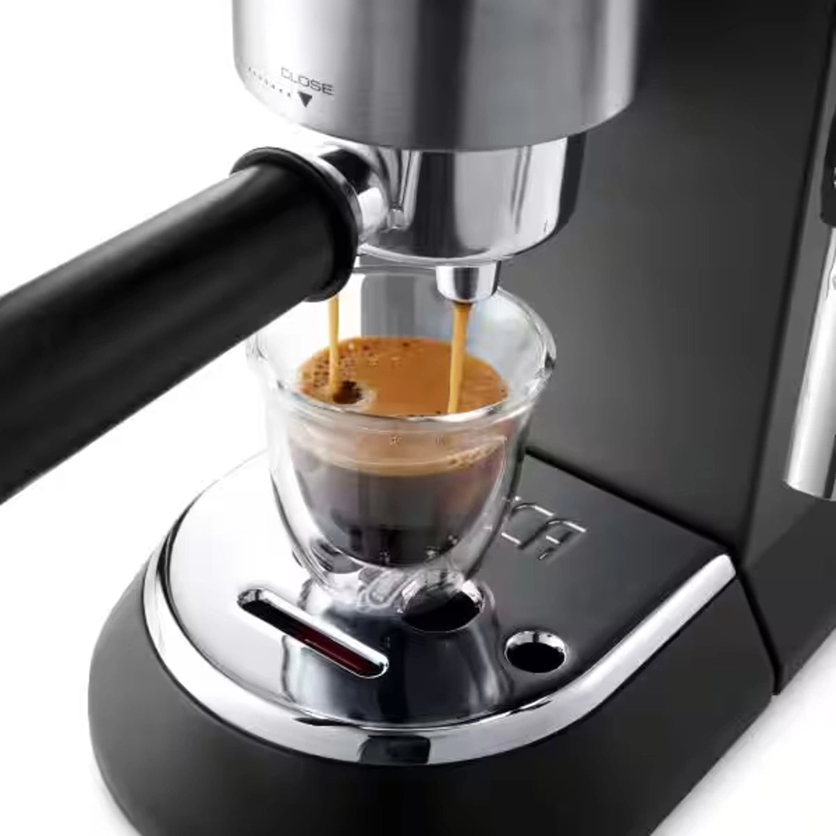 Delonghi Espresso Machine With 15-Bar Pressure And 1.1l Capacity 1300 W Black
