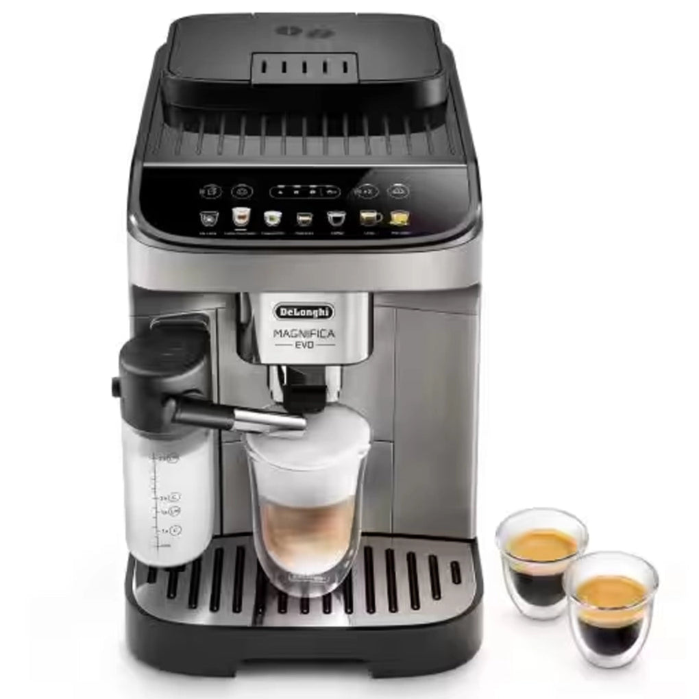 Delonghi Espresso Machine 15-bar 1.8L 1450W with Coffee Grinder and Milk Tank Water Filter
