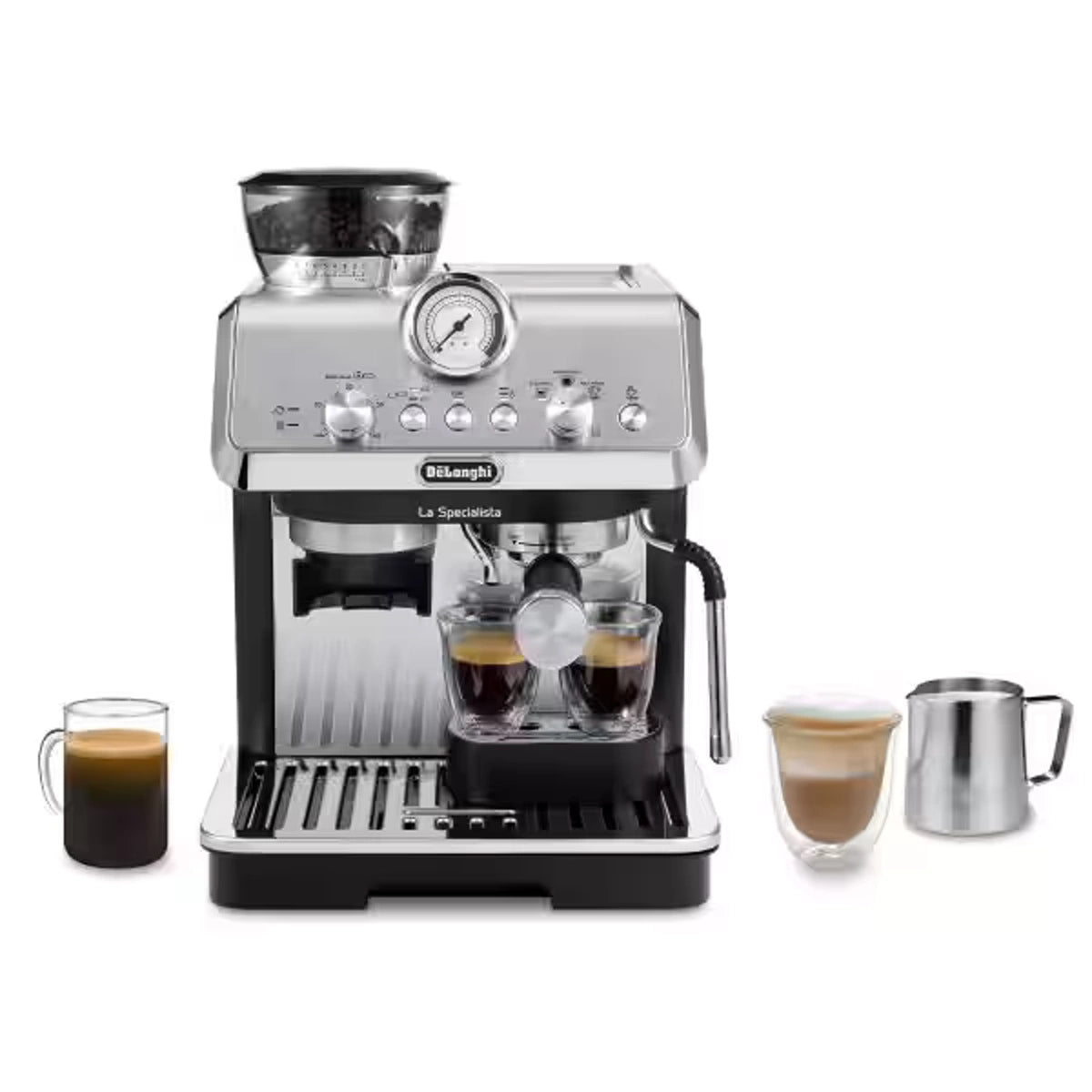 Delonghi La Specialista Arte Manual Espresso Maker 15 Bar Black Built‑in Grinder