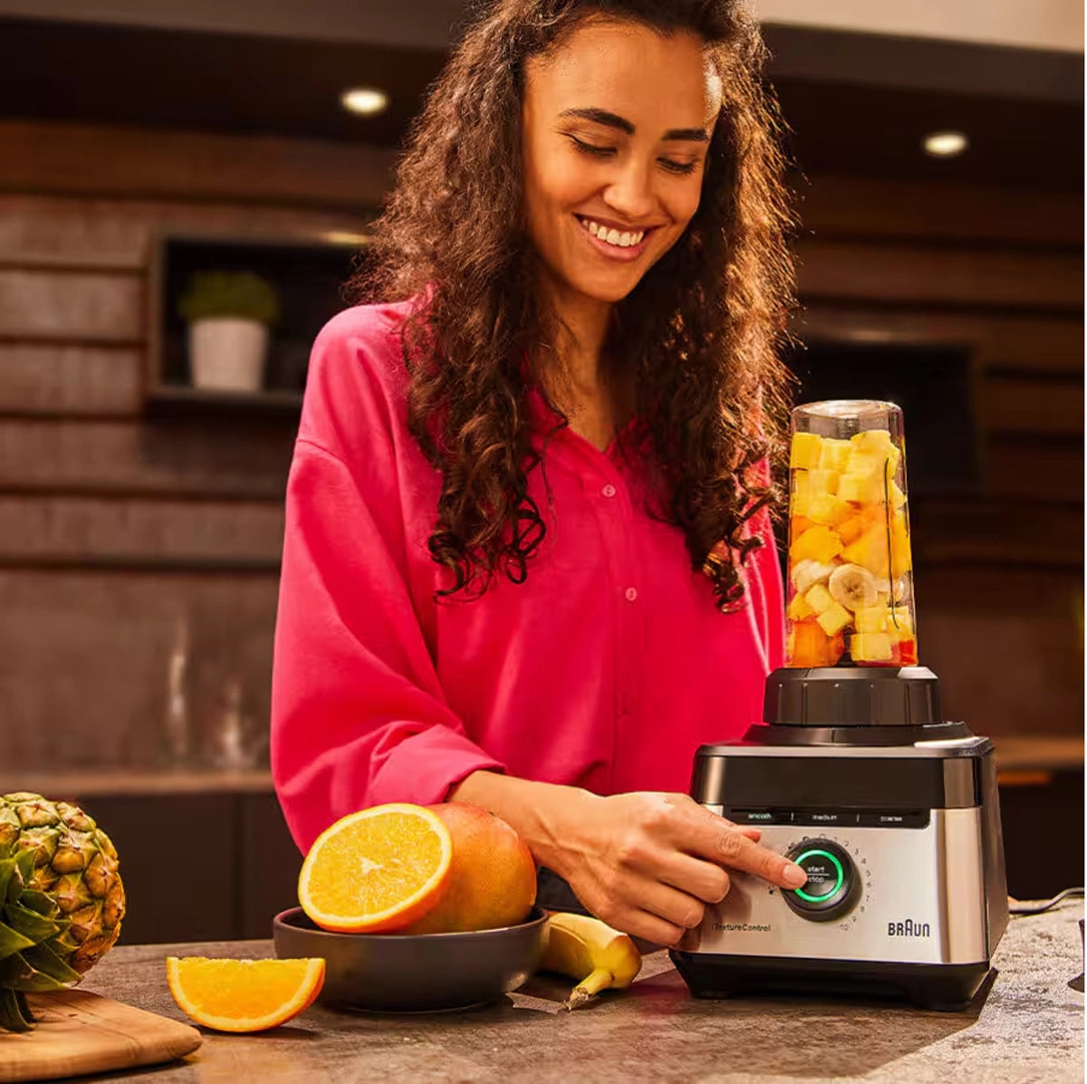 Braun Blender 1400 W 10 Speed Settings + Pulse, 2 L Glass, Black