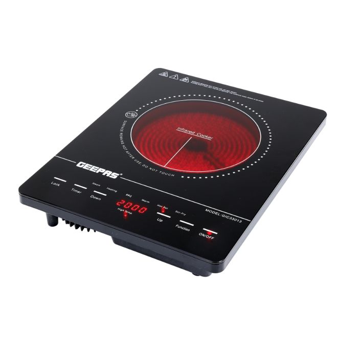 Geepas 2000W Digital Infrared Cooker, 8 Temperature Settings