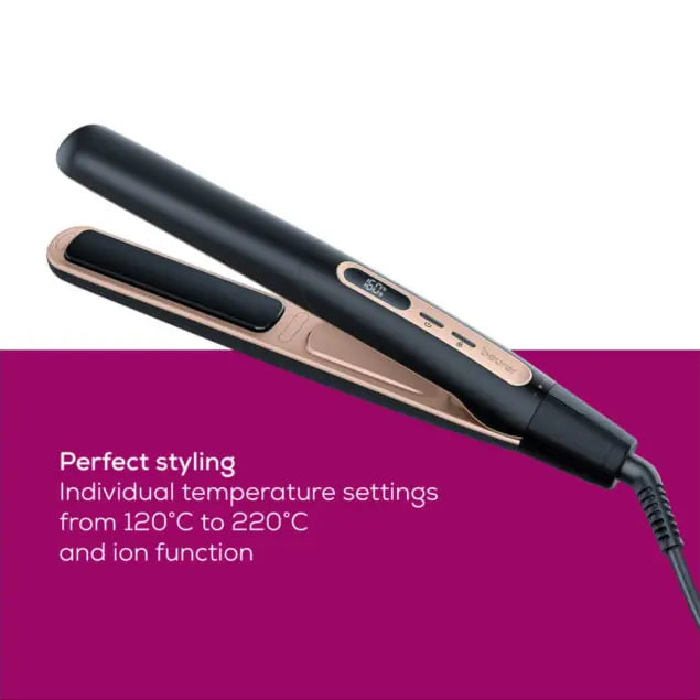 Beurer HS 80 Hair Straightener Ionic Technology & Titanium Plates