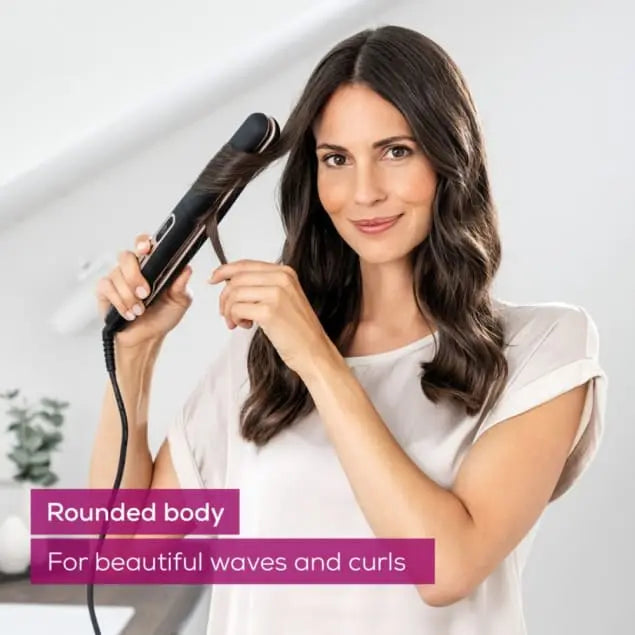 Beurer HS 100 Hair Straightener Ceramic Coated Plates Black 120-220°C