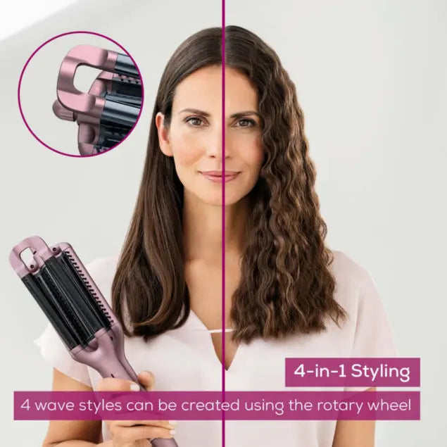 Beurer HT 65 Wave Styler 4-in-1 Curling Tool with Ceramic Coating